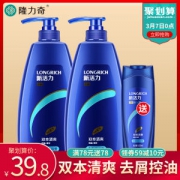 隆力奇 清爽去屑 洗发水 1L*2大瓶