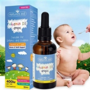 英国Natures Aid 婴幼儿童宝宝维生素D3滴剂400iu 50ml/瓶