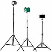 自拍神器！CY/春影 手机直播拍照三角架便携自拍架 70cm