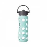 Lifefactory 224049 玻璃吸管瓶 475ml