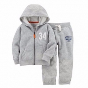 Carter's 卡特 小童抓绒连帽衫裤子套装  2色 prime会员凑单免费直邮
