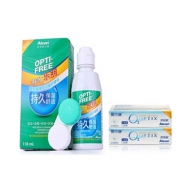 爱尔康 傲滴乐明多功能护理液118ml+视康舒视氧月抛1片*2