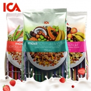 瑞典进口 ICA 45%水果坚果果仁燕麦片 750g