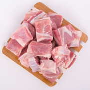 西鲜记 盐池滩羊带骨腿块 500g*2份（赠羔羊肉片300g）+家佳康香肠250g