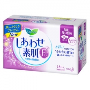 日本进口 花王KAO乐而雅（laurier）F系列透气棉柔 纤巧特长日用护翼型卫生巾 25cm18片 *8件