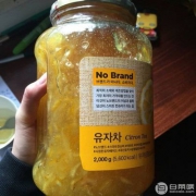 韩国进口，No Brand 蜂蜜柚子茶 2000克*2桶