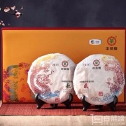 中粮集团 中茶牌 生熟合装龙凤印礼盒装 普洱茶 714g