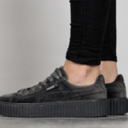 历史新低、限尺码： PUMA 彪马 x Fenty by Rihanna Creeper Velvet 女士休闲鞋