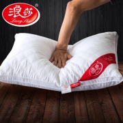 浪莎（LangSha）    全棉羽丝绒枕头
