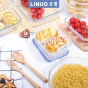 力诺 耐热玻璃 保鲜盒 2个