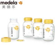 美德乐（Medela）  储奶PP奶瓶 150ml*4个