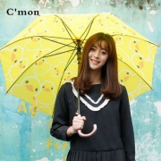 日本C'mon 大黄鸭两用创意长柄晴雨伞