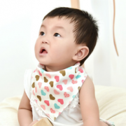 Tongjia Baby 婴儿口水巾 5条装   9.9元包邮（14.9-5）