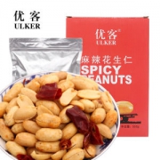 优客 咸味/麻辣 脱皮花生仁 500g