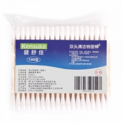 kensuka健舒佳 双头木棒棉签袋装100支