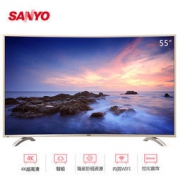 SANYO 三洋 55CE5620H3 55英寸 4K超高清 金属曲面智能电视