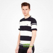 限S码，Fred Perry 男士纯棉条纹T恤 Prime会员免费直邮含税