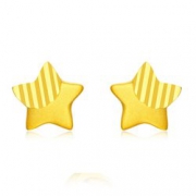 CHOW TAI FOOK 周大福 F165556 星星耳钉 1.7g