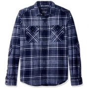Superdry Mens Milled Flannel Shirt, Lavenham 男 法兰绒衬衫