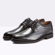 国内￥1519，Clarks 其乐 Coling Limit 男士真皮烤花德比鞋 Prime会员免费直邮含税