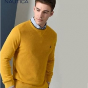 国内折后￥428，Nautica 诺帝卡 男士休闲针织卫衣 Prime会员免费直邮