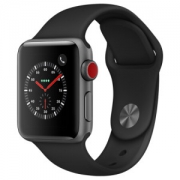 苹果 Apple Watch Series 3 智能手表 LTE版 38毫米表盘 运动型表带 黑色