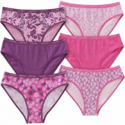 限XL码！Calvin Klein Girls  6 Pack  女士女裤 6条装