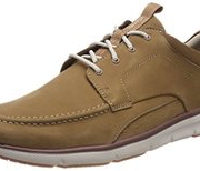 Clarks 其乐 男士Orson Bay 真皮船鞋休闲鞋