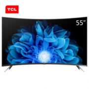 TCL 55V1 55英寸 4K曲面液晶电视