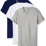 Original Penguin 男士纯棉修身V领T恤3件套
