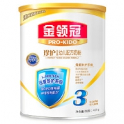 同款900g售价250元！伊利金领冠珍护幼儿配方奶粉3段405g