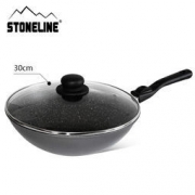 STONELINE 30cm 阿尔卑斯原石贴面 中式炒锅