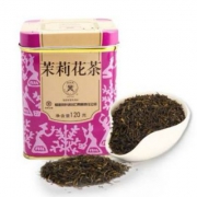中粮中茶 蝴蝶牌 福建茉莉花茶铁罐装120g