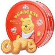 滨崎 牛油曲奇饼干 铁盒238g*5件