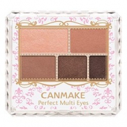 轻松美出天际！CANMAKE 裸妆五色哑光大地色眼影盘