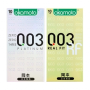 冈本 004 OK透薄6片装+激薄5片装 送水溶性润滑油