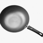 当当优品 精铸生铁平底炒锅 32厘米
