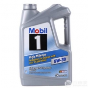 美版，Mobil 美孚1号 SN 5W-30 高里程 全合成机油5QT