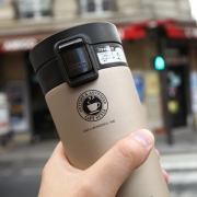 阿司倍鹭（ASVEL）     撞色款 保温杯 290/370ml
