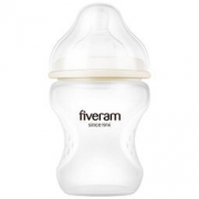 FIVERAMS 五羊 原生硅胶防胀气宽口径婴儿奶瓶 230ml *2件