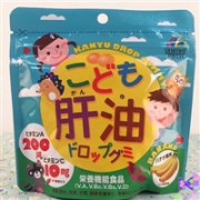 日本 Unimatriken 儿童肝油果糖 维生素A B2 B6 D 100粒