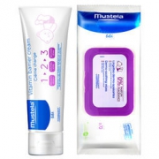Mustela 妙思乐 护臀隔离霜 50ml + 舒爽湿巾70片 *2套