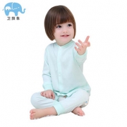 细腻轻薄# 婴儿连体衣春秋男女宝宝纯棉长袖睡衣