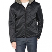 限M码！ Calvin Klein Jeans Sherpa 男士连帽夹克