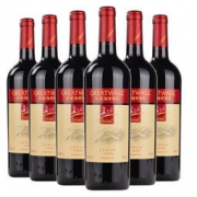 GreatWall 长城 红酒 海岸葡园红庄 解百纳 干红葡萄酒 整箱装 750ml*6瓶