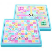 巧之木 马卡龙多功能棋（蛇棋+飞行棋+棋盒）