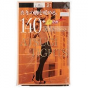 ATSUGI 厚木 ATSUGI TIGHTS FP14002P 女士连裤袜 140D 2双装 2组 S-M 深棕