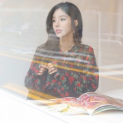 韩都衣舍 2018新款女装春装韩版荷叶边碎花雪纺衫
