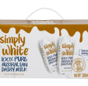 SimplyWhite 简单白 澳洲 进口牛奶  全脂牛奶250ml*12 全脂 全脂