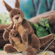 GUND Jirra 袋鼠母子毛绒玩具 *3件 +凑单品